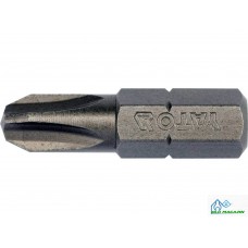 YATO Set 10 biti surubelnita PH3, prindere hex 1/4'', lungime 25 mm